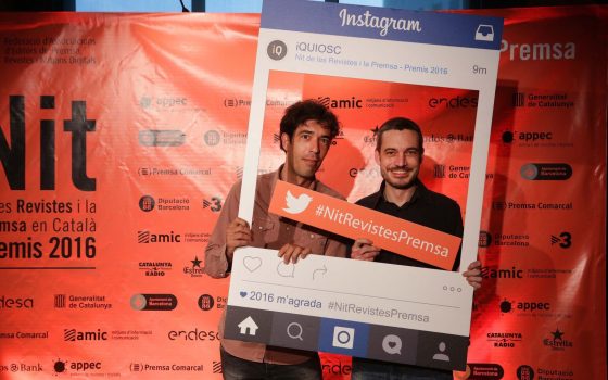 04.05.2016, BarcelonaNit de les Revistes i Premsa en Català. Premis 2016foto: Jordi Play