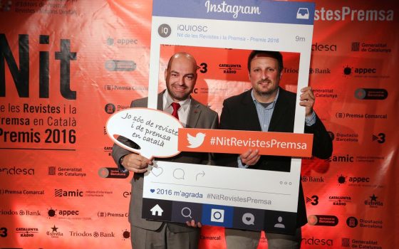 04.05.2016, BarcelonaNit de les Revistes i Premsa en Català. Premis 2016foto: Jordi Play