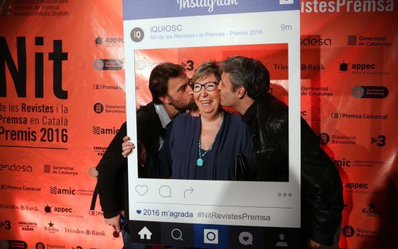 04.05.2016, BarcelonaNit de les Revistes i Premsa en Català. Premis 2016foto: Jordi Play