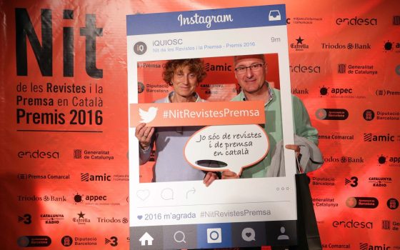 04.05.2016, BarcelonaNit de les Revistes i Premsa en Català. Premis 2016foto: Jordi Play