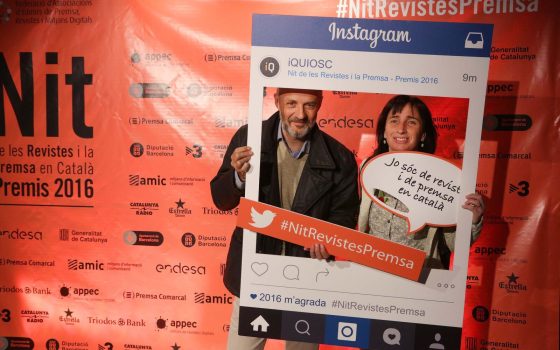 04.05.2016, BarcelonaNit de les Revistes i Premsa en Català. Premis 2016foto: Jordi Play