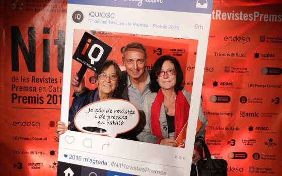 04.05.2016, BarcelonaNit de les Revistes i Premsa en Català. Premis 2016foto: Jordi Play