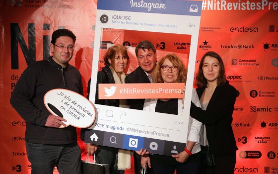 04.05.2016, BarcelonaNit de les Revistes i Premsa en Català. Premis 2016foto: Jordi Play