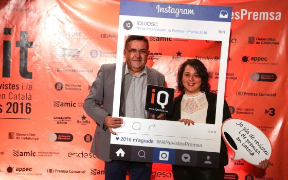 04.05.2016, BarcelonaNit de les Revistes i Premsa en Català. Premis 2016foto: Jordi Play