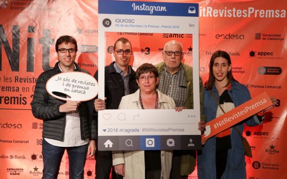 04.05.2016, BarcelonaNit de les Revistes i Premsa en Català. Premis 2016foto: Jordi Play