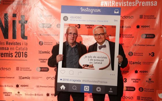 04.05.2016, BarcelonaNit de les Revistes i Premsa en Català. Premis 2016foto: Jordi Play