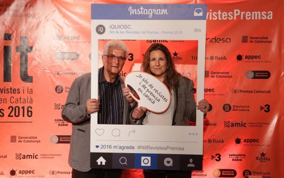 04.05.2016, BarcelonaNit de les Revistes i Premsa en Català. Premis 2016foto: Jordi Play