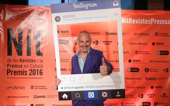 04.05.2016, BarcelonaNit de les Revistes i Premsa en Català. Premis 2016foto: Jordi Play