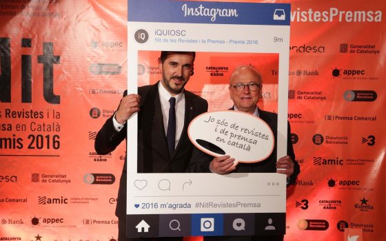 04.05.2016, BarcelonaNit de les Revistes i Premsa en Català. Premis 2016foto: Jordi Play