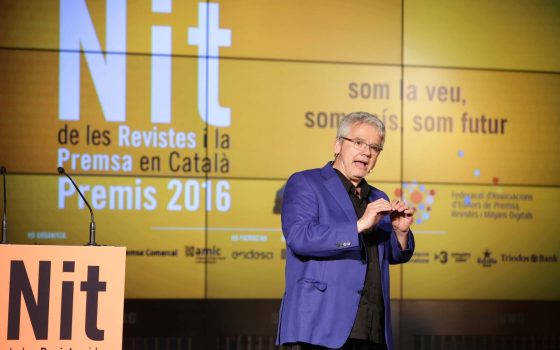 04.05.2016, BarcelonaNit de les Revistes i Premsa en Català. Premis 2016foto: Jordi Play