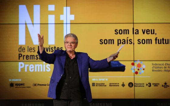 04.05.2016, BarcelonaNit de les Revistes i Premsa en Català. Premis 2016foto: Jordi Play