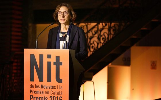 04.05.2016, BarcelonaNit de les Revistes i Premsa en Català. Premis 2016foto: Jordi Play