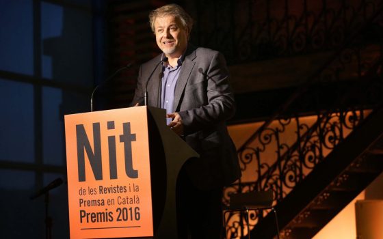 04.05.2016, BarcelonaNit de les Revistes i Premsa en Català. Premis 2016foto: Jordi Play