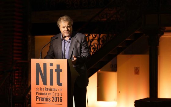 04.05.2016, BarcelonaNit de les Revistes i Premsa en Català. Premis 2016foto: Jordi Play