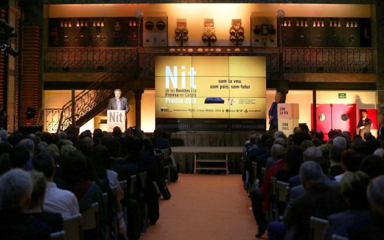 04.05.2016, BarcelonaNit de les Revistes i Premsa en Català. Premis 2016foto: Jordi Play
