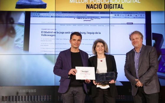 04.05.2016, BarcelonaNit de les Revistes i Premsa en Català. Premis 2016foto: Jordi Play