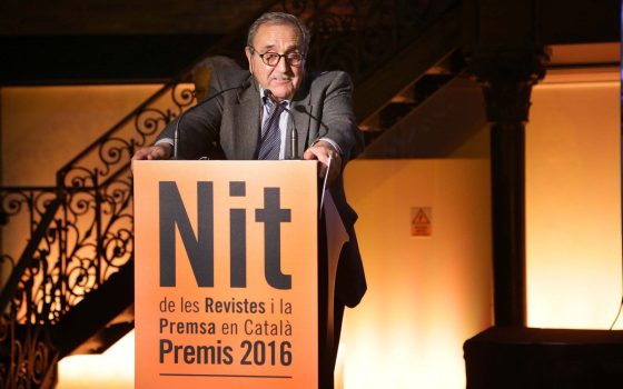 04.05.2016, BarcelonaNit de les Revistes i Premsa en Català. Premis 2016foto: Jordi Play