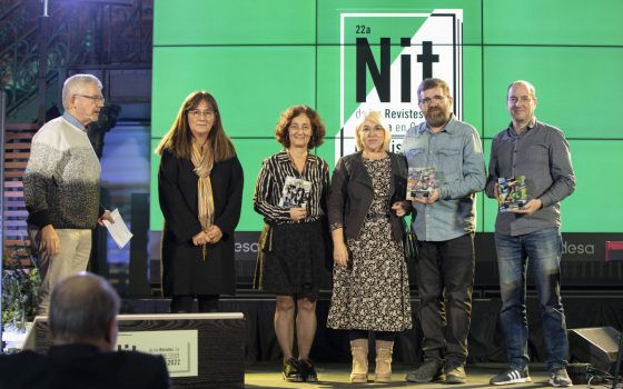 29.11.2022, Barcelona22a Nit de les Revistes i la Premsa en català. Lliurament dels Premis 2022 a l'edifci Endesa.foto: Jordi Play