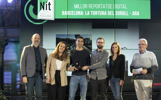 29.11.2022, Barcelona
22a Nit de les Revistes i la Premsa en català. Lliurament dels Premis 2022 a l'edifci Endesa.

foto: Jordi Play