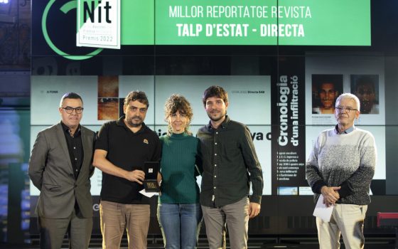 29.11.2022, Barcelona22a Nit de les Revistes i la Premsa en català. Lliurament dels Premis 2022 a l'edifci Endesa.foto: Jordi Play