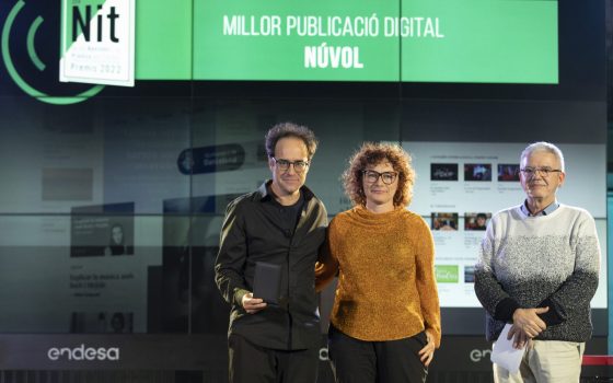 29.11.2022, Barcelona22a Nit de les Revistes i la Premsa en català. Lliurament dels Premis 2022 a l'edifci Endesa.foto: Jordi Play