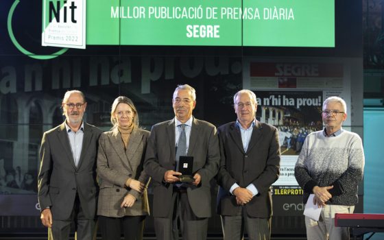 29.11.2022, Barcelona22a Nit de les Revistes i la Premsa en català. Lliurament dels Premis 2022 a l'edifci Endesa.foto: Jordi Play