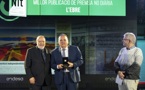 29.11.2022, Barcelona22a Nit de les Revistes i la Premsa en català. Lliurament dels Premis 2022 a l'edifci Endesa.foto: Jordi Play
